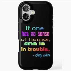 Betty White Middle Finger - A Trending 2022 iPhone Case