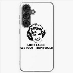 Betty White I Laugh Quote Samsung Galaxy Soft Case