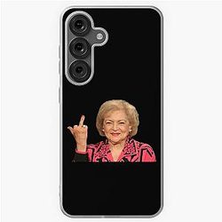 Betty White Flipping Bird Golden Girls Samsung Galaxy Soft Case