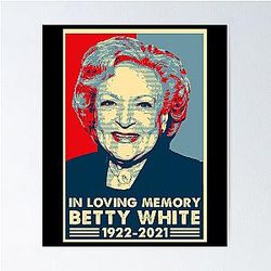Betty White Poster