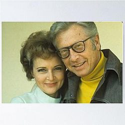Allen Ludden & Betty White color photo Poster 

 cleaned title: 
Allen Ludden and Betty White Color Photo Poster