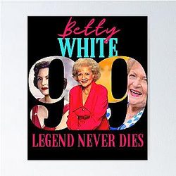 Betty White Famous Poster