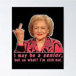 Betty White Poster