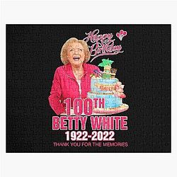 Happy 100th Birthday Betty White 1922 2022 Puzzle