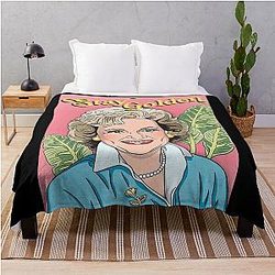 Betty White RIP Golden Girl Quotes Throw Blanket