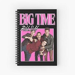 Big Time Rush vintage art Spiral Notebook