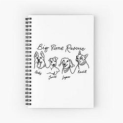 Rescue 2021 Big Time Rush Spiral Notebook