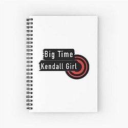 Big Time Kendall Girl Active Spiral Notebook