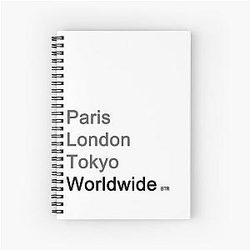 Worldwide Big Time Rush Notebook