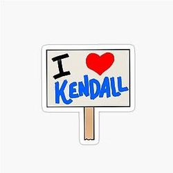 Big Time Rush I Heart Kendall Sticker