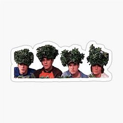 Big Time Rush Tree Sticker Hats