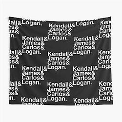 Big Time Rush List Tapestry