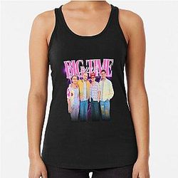 Big Time Rush met Bliksem Racerback Tank Top