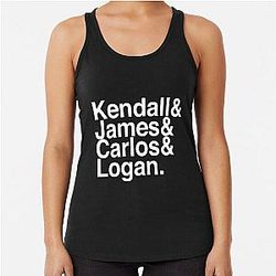Big Time Rush List Racerback Tank Top