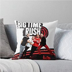 Big Time Rush Tour Throw Pillow