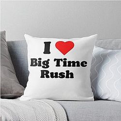 I Love Big Time Rush Throw Pillow