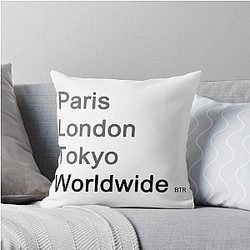 Worldwide Big Time Rush Throw Pillow