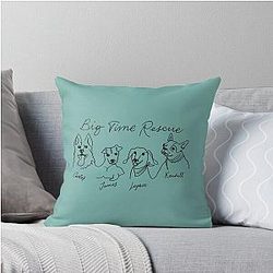 Big Time Rush Merch Throw Pillow