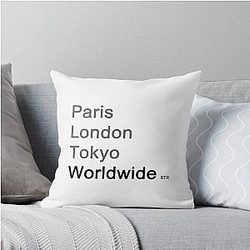 Worldwide Big Time Rush Throw Pillow