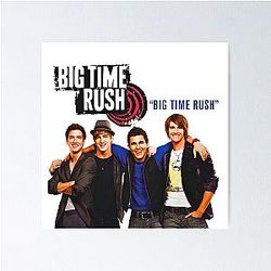 Big Time Rush Forever 2025 Tour Poster