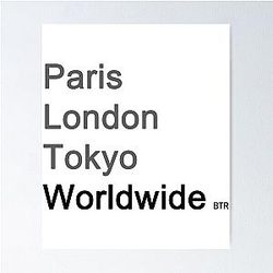 Worldwide Big Time Rush Poster