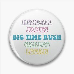 Big Time Rush Names Pin