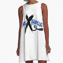 Big Xtreme The Plug American Rapper A-Line Dress