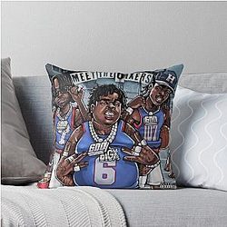 Big X tha Plug - Meet The 76ers album 2024 Throw Pillow