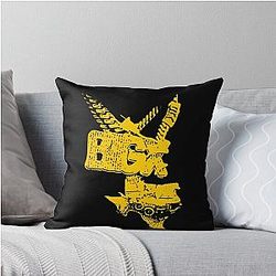 Rustic Silhouette Necklaces Throw Pillow