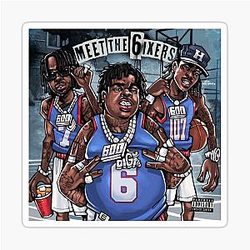 Big X tha Plug - Meet the 6ixers album 2024 sticker