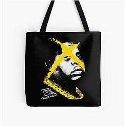 Rusticity BigXthaPlug  Silhouette All Over Print Tote Bag