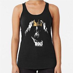 I Am King Big X Racerback Tank Top