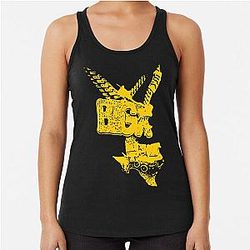 Silhouette Necklace Racerback Tank Top