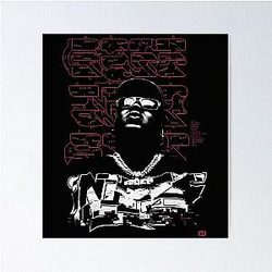 Big x tha Plug Street Wear Aesthetic Poster