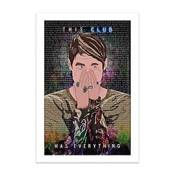 Stefon Art Print - 13x19 Handmade Minimalist SNL Poster Featuring Bill Hader's Iconic Character - Funny Pop Culture Wall Decor with Classic Sketch