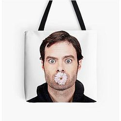 Bill Hader Pink All Over Print Tote Bag
