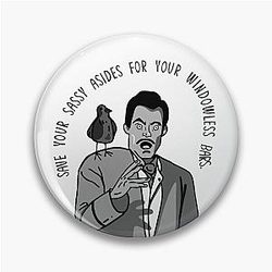 Vincent Price, Bill Hader, SNL Pin