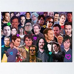 Bill Hader Collage Poster