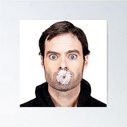 Bill Hader - Pink Poster
