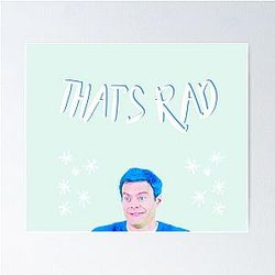 Bill Hader That's Rad Poster