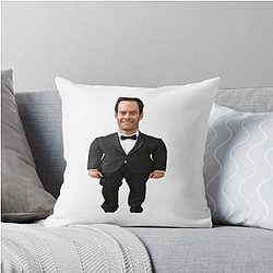 Cursed Bill Hader Throw Pillow