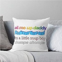 Bill Hader Quote Throw Pillow