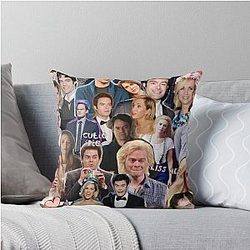 Bill Hader and Kristen Wiig throw pillow