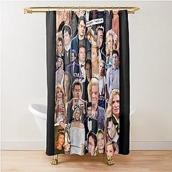 Bill Hader and Kristen Wiig Shower Curtain