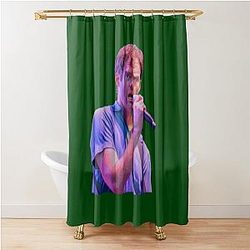 Bill Hader Test Pattern Shower Curtain