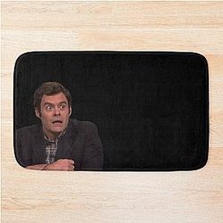 Scared Bill Hader Bath Mat