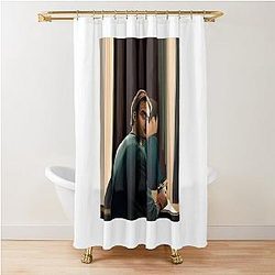 Barry TV series poster digital art illustration Bill Hader Anthony Carrigan Sarah Goldberg Shower Curtain