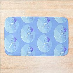 Pastel Blue Bill Hader Bath Mat