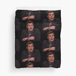 Scared Bill Hader Duvet Cover