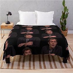 Scared Bill Hader Throw Blanket